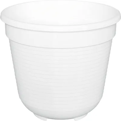 Produktbild von Geli Blumentopf STANDARD Weiß Ø 12 cm - Kunststoff