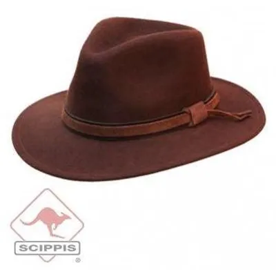 Produktbild von Scippis Hut Boston – Wollreisender Hut mit Lederband
