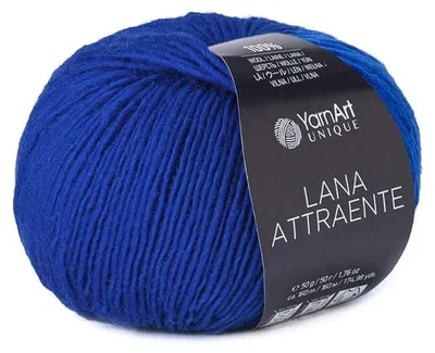 Produktbild von YarnArt Unique Lana Attraente 6667 Kornblau 100% Wolle 50g/160m weich & warm