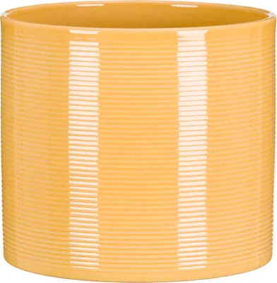 Produktbild von Scheurich Flower Pot 828, Topfpflanzer, Freistehend, Keramik, Gelb, Rund, Drinnen
