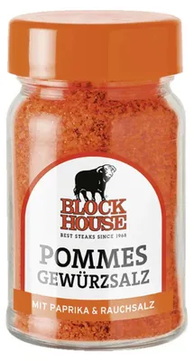 Produktbild von BLOCK HOUSE Pommes Gewürzsalz, 80g