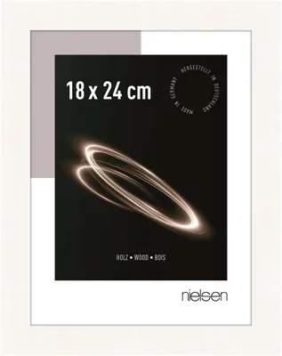 Produktbild von nielsen Holz Bilderrahmen Essential, 18x24 cm, Weiß