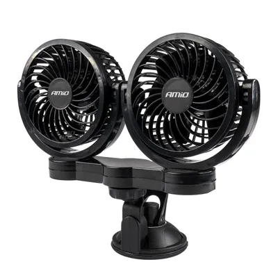 Produktbild von AMiO Tragbare Armaturenbrett-Ventilatoren 03011 Kunststoff
