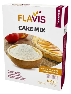 Imagen del producto de FLAVIS - Mezcla para pasteles y galletas, sin gluten, 500 g