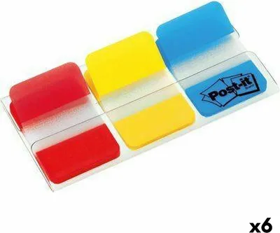 Produktbild von Haftnotizen Post-it Bunt 22 Blatt 25 x 38 mm (6 Stück)