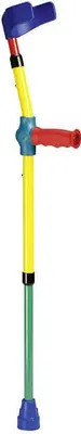 Produktbild von Unterarmgehstütze KIDDY LINE,Ergo-Softgriff bunt,