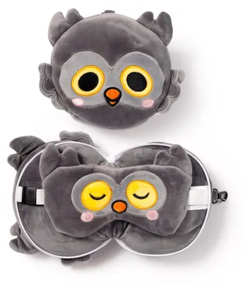 Obrázok produktu pre Cestovný vankúšik Relaxeazzz Adoramals Winston, maska na oči
