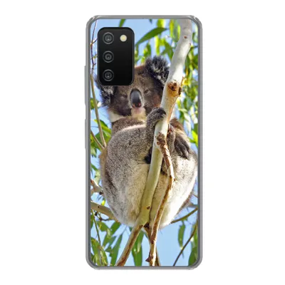 Produktbild von MuchoWow® Handyhülle Schutzhülle Hülle für Samsung Galaxy A03s Koala - Luft - Kinder - Jungen - Mädchen Silikon Softcase Handy Hülle - Schutz
