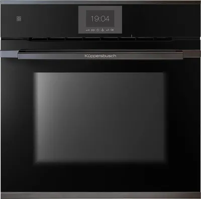 Produktbild von Küppersbusch Pyro-Backofen schwarz mit Design-Kit Black Chrome BP 6550.0 S2