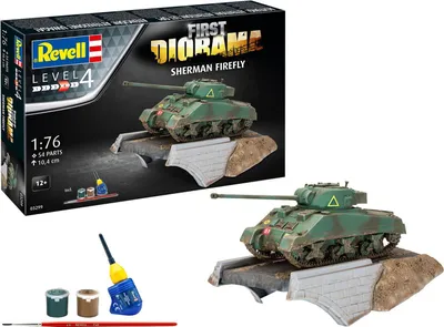 Produktbild von Revell 03299 1:76 First Diorama Set - Sherman Firefly