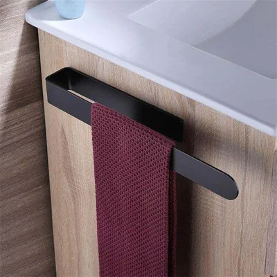 Imagen del producto de Soporte para toallas de 37 cm de acero inoxidable. Diseño elegante y funcional