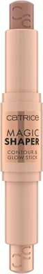 Produktbild von CATRICE Magic Shaper Contour & Glow Stick, 9 g, Creme, Gemischte Farben, Light, 2 Farben, Alkohol, Gluten, Mikroplastik, Paraben