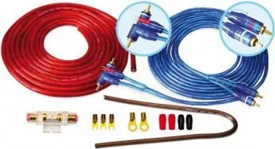 Produktbild von Sinustec BCS-1600 Kabelset 16 mm² Batteriekabel Massekabel Cinchkabel Sicherung