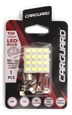 Produktbild von Autolampe LED CLD314 W5W C5W BA9S - 320 Lumen 6000K Can-Bus - SMD 3W 12V - Lange Lebensdauer 50.000h [50752]