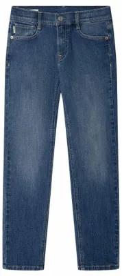 Productafbeelding van Pepe Jeans jongensbroek, model Asher, getailleerde pasvorm, blauw (denim), maat 12 jaar