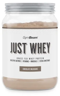 Produktbild von GymBeam - Just Whey Protein aus Weidehaltung, 500 g, Schokoladenmilchshake