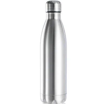 Produktbild von Trinkflasche Edelstahl isoliert Thermosflasche 500 ml Wasserflasche etränkeflasche Auslaufsichere Trinkflasche Metall, Silber, Retoo