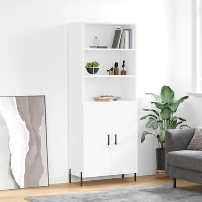 Produktbild von vidaXL Highboard Weiß 69,5x34x180 cm Holzwerkstoff
