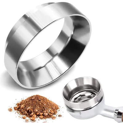 Productafbeelding van RVS espressodoseertrechter van 54 mm voor een nauwkeurige koffieafvulling