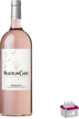 Produktbild von Mouton Cadet RosŽ 2024 Ð AOC Bordeaux - 12¡ - 6x75cL