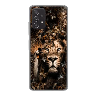 Produktbild von MuchoWow® Handyhülle Schutzhülle Hülle für Samsung galaxy a73 Tiere - Collage - Schmetterling Silikon Softcase Handy Hülle - Handyhülle