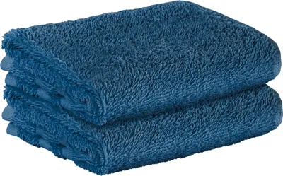 Obrázek produktu pro StickandShine – sada 2 ks prémiových froté ručníků pro hosty, 30 x 50 cm, tmavě modrá barva, gramáž 500 g/m², 100 % bavlna