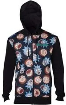 Imagen del producto de DIFUZED HD665437RMT-XL, Adulto, Hombre, Sudadera con capucha, Negra, Estampada, Talla XL