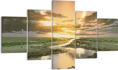 Produktbild von Bild auf Leinwand - Leinwandbild - natur natur - 125x70cm - Wand Bild - Wanddeko - Wandbilder - Leinwanddruck - Bilder - Kunstdruck - Wanddekoration - Leinwand bilder - Wandkunst - EA125x70-4042