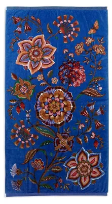 Produktbild von Badetuch Viva la Vida in Blau 100x180 cm (1 Stück)