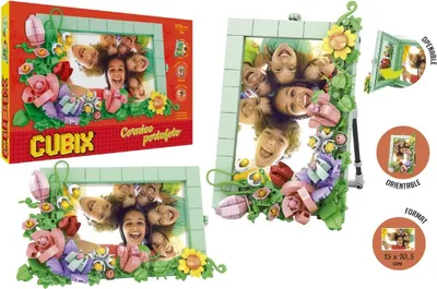 Immagine prodotto di Cubix Porta Foto Con Fiori