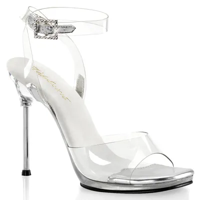 Obrázek produktu pro CHIC-06 Damen Sandale von Fabulicious, Transparent EU 35, US 5