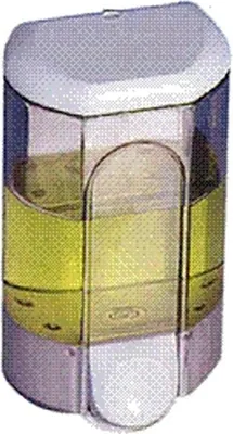 Productafbeelding van Teka zeepdispenser, inhoud 1,10 liter, zonder vulling, wit, 1 stuk.
