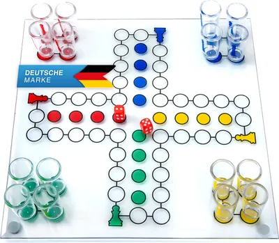 Produktbild von Der Klassiker als Trinkspiel - Drinking Ludo / Partyspiel Saufspiel