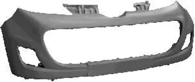 Produktbild von VAN WEZEL Stoßstange Stoßfänger passend für PEUGEOT 107 Schrägheck (PM, PN) Grundiert 4020574