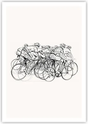 Produktbild von Poster - Poster ohne Rahmen - Fahrrad Rennen Rad - 70x100 cm - Wand Bild - Wanddeko - Wandbilder - Kunstposter - Wandposter - Bilder - Kunstdruck - Wanddekoration - Wandbild - P2XPA70x100-4122