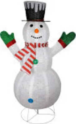 Produktbild von XXXL LED Weihnachtsfigur 180 cm Schneemann Figur beleuchtet Weihnachtsdeko Timer
