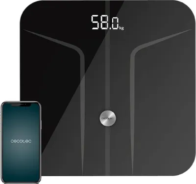 Productafbeelding van Cecotec badweegschaal met app, Surface Precision 9750, slim en voor gezondheidsmonitoring
