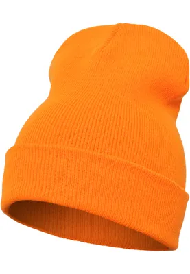 Image de FLEXFIT 1501KC | Heavyweight Long Beanie Bonnet d'hiver - Couleur : Blaze Orange - Taille : One Size