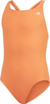 Produktbild von adidas Badeanzug Mädchen chlorresistent schnelltrocknend, Farbe:Orange, Kinder Größen:164