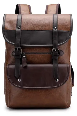 Image de Sac à dos unie pour ordinateur portable 14 pouces, imperméable, couleur kaki