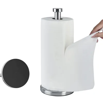 Keukenrolhalter Standmodell, Edelstahl, Höhe 33 cm