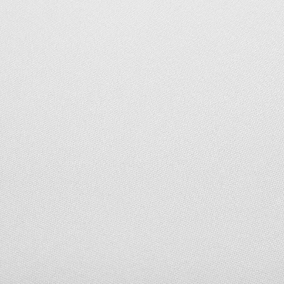 A plain white background with a close-up view of white fabric.
