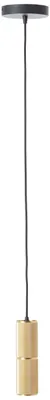 Immagine prodotto di Lampada a sospensione LED Brilliant Marty, attacco GU10, dimmerabile, luce bianco caldo, ideale per soggiorno e cucina, 350 lumen, 5 W, Ø 12,5 cm, nero/oro opaco