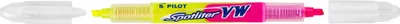 Produktbild von PILOT Spotliter VW Textmarker - mit Doppelspitze, 3.3mm, Farbe Gelb & Pink