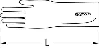 Immagine prodotto di KS TOOLS Isolierter Elektriker-Schutzhandschuh Naturlatex, Größe 9 (117.1756)