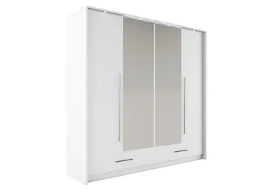 Produktbild von Kleiderschrank 209 THEKLA mit Spiegeln – weiß