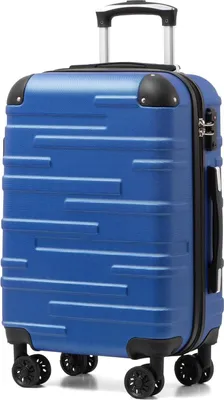 Image de COOLIFE Valise rigide valise à roulettes valise de voyage ABS TSA 4 roulettes bagage à main