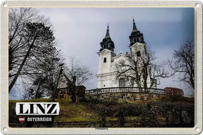Produktbild von Blechschild Reise Linz Österreich Pöstlingberg 30x20cm