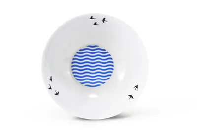 Image de Bol en porcelaine, 16 cm, porcelaine tchèque, Leander, BeFree, bleu