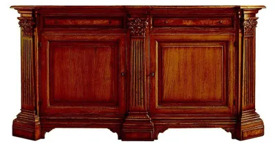 Produktbild von Landhaus Regal Anrichte Schrank Buffet Vitrinen Anrichten Sideboard Möbel Holz
